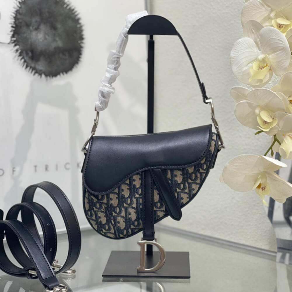 Dior Mini Saddle Bag with Strap